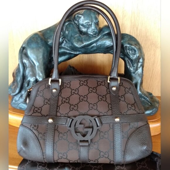 Gucci Interlocking GG Monogram Royal Reins Bag - Picture 5 of 16